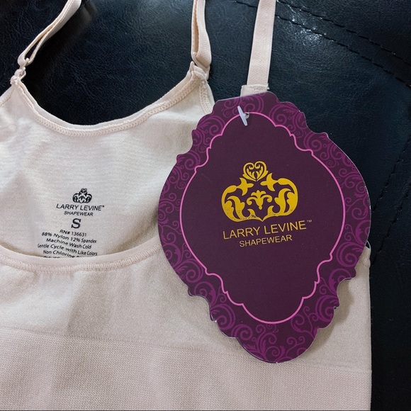 NEW Larry Levine shapewear small nude tank top - Picture 3 of 8